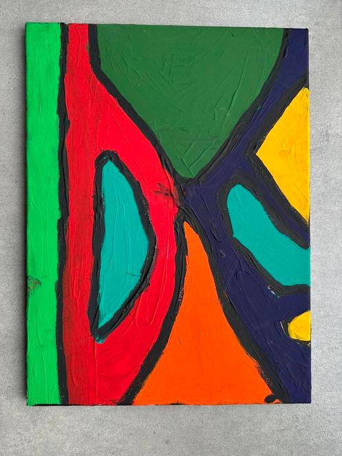 Kunstwerk opkomende kunstenaar, Antiek en Kunst, Kunst | Schilderijen | Abstract, Ophalen