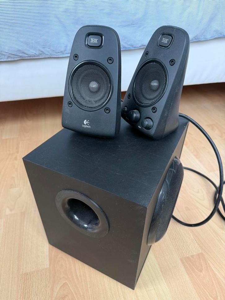 Speakersysteem LOGITECH Z-623 2.1, Computers en Software, Pc speakers, Gebruikt, Audiokanaal 2.1, Ophalen of Verzenden