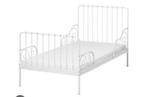 Wit Ikea minnen kinder meegroeibed, Ophalen, 70 tot 85 cm, Zo goed als nieuw, Lattenbodem