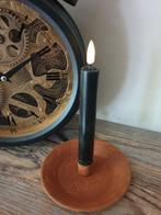 Metalen roest kandelaar rond, Ophalen of Verzenden, Nieuw, Metaal, Minder dan 25 cm