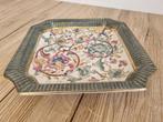 Mooie Vintage Chinese Sier Decor Bord of Asbak Porselein, Verzenden