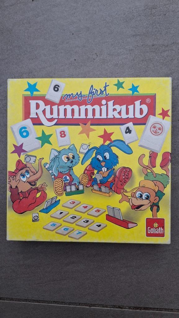 Spel Rummikub junior – ZGAN, Hobby en Vrije tijd, Gezelschapsspellen | Bordspellen, Zo goed als nieuw, Een of twee spelers, Drie of vier spelers