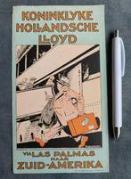 FOLDER KONINKLIJKE HOLLANDSCHE LLOYD, PIET VAN DER HEM., Ophalen of Verzenden, Gelezen