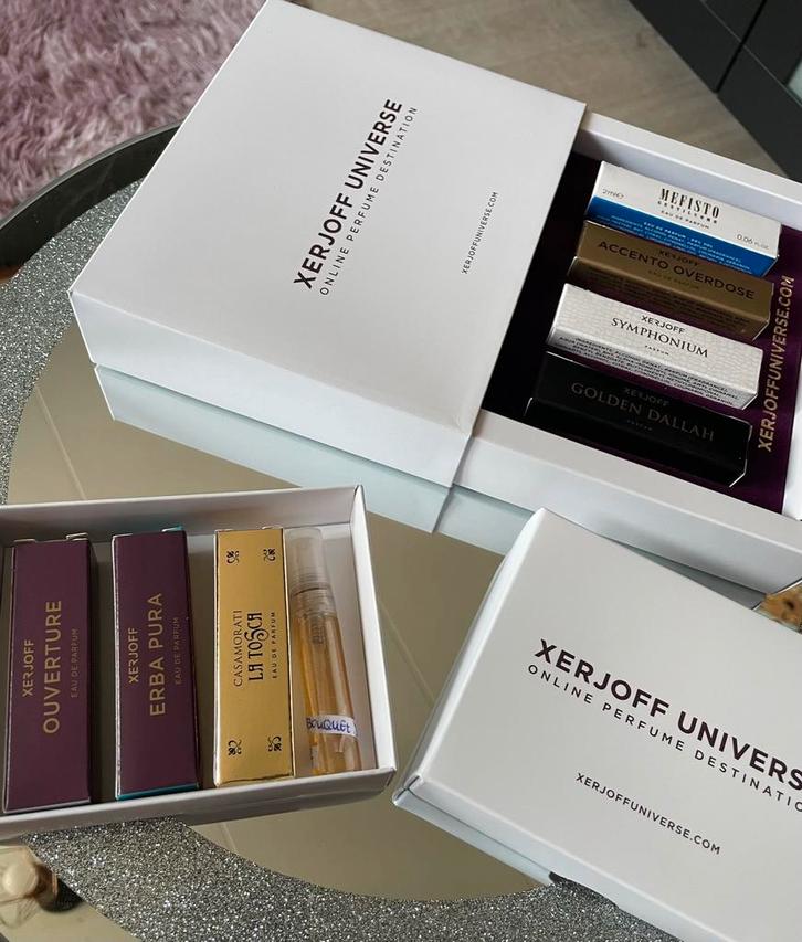 Xerjoff verschillende niche sample geuren, Sieraden, Tassen en Uiterlijk, Uiterlijk | Parfum, Zo goed als nieuw, Ophalen of Verzenden