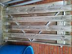 Houten Poortdeur, Tuin en Terras, Ophalen, Gebruikt, 150 tot 200 cm, Hout