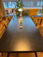 Studio Henk design woon/eetkamerkamertafel zwart 220x90, Huis en Inrichting, Tafels | Eettafels, Ophalen, Gebruikt, 200 cm of meer