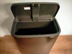 Nieuw Brabantia BoTouch Bin 60 liter Matt zwart, Huis en Inrichting, Woonaccessoires | Prullenbakken, Ophalen of Verzenden, Nieuw