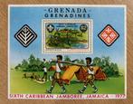 Postzegels scout Grenada 1977 velletje, Ophalen of Verzenden, Buitenland