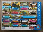Eurographics puzzel VW Gone Places 1000 stukjes, Ophalen of Verzenden, 500 t/m 1500 stukjes, Zo goed als nieuw, Legpuzzel