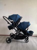 Barely used Babygo Twinner Blue Duowagen - perfect condition, Duowagen, Zo goed als nieuw, Ophalen, Kinderwagen