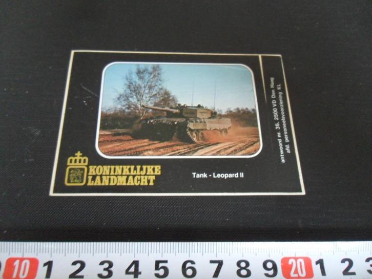 sticker Leger Landmacht Tank  Leopard II, Verzamelen, Stickers, Zo goed als nieuw, Bedrijf of Vereniging, Ophalen