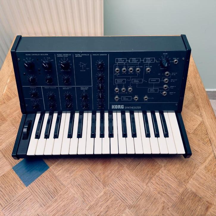 Korg MS10 1970s Black Synth Synthesizer, Muziek en Instrumenten, Synthesizers, Gebruikt, Overige aantallen, Korg, Ophalen of Verzenden