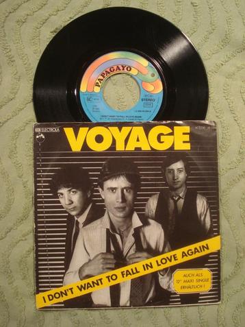Voyage 7" Vinyl Single: 'I don’t want to fall in love again' beschikbaar voor biedingen