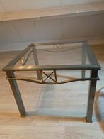 Roestvrijstalen salon/bijzettafel 65X65 cm, Ophalen