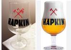 6 Nieuwe Hapkin Bierglazen 0,33 L., Verzamelen, Biermerken, Ophalen of Verzenden, Nieuw, Glas of Glazen, Overige merken