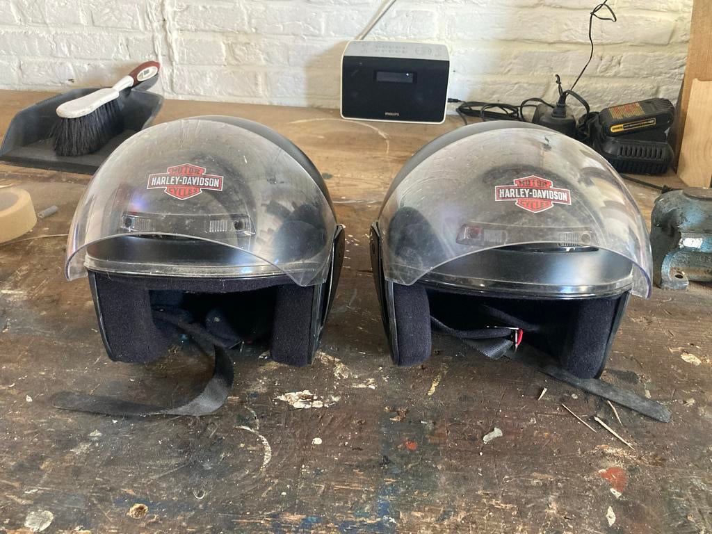 Harley Davidson Motorhelm - Maat L, Motoren, Kleding | Motorhelmen, Overige merken, Heren, Jethelm, Ophalen of Verzenden
