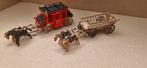 Playmobil koets en hooiwagen., Ophalen of Verzenden, Gebruikt