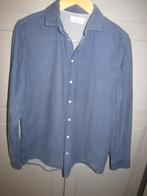 G412 Sissy-Boy mt L overhemd donkerblauw slim fit Leen, Zo goed als nieuw, Halswijdte 41/42 (L), Sissy Boy, Verzenden