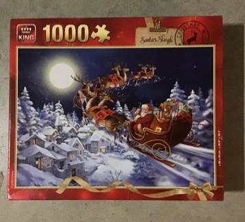 Kerst puzzel 1000 stukjes  beschikbaar voor biedingen