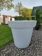 Bloom pot light white XL bloempot met verlichting, 60 cm of meer, Kunststof, Rond, Minder dan 60 cm