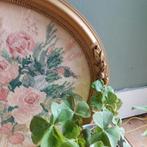 Lucky Vintage groot borduurwerk met gouden lijst barok, Ophalen, ., ., Schilderij