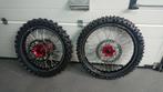 Set GASGAS wielen Rode naven A60 zwarte velgen, Motoren, Ophalen