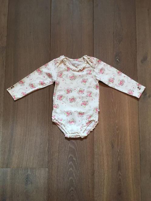 Nieuw: Rompertje met bloemetjes opdruk Ducky Beau; maat 80, Kinderen en Baby's, Babykleding | Maat 80, Nieuw, Meisje, Pakje, Ophalen of Verzenden