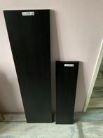 Zwarte planken boekenplanken van IKEA Bergshult, Ophalen, Zo goed als nieuw