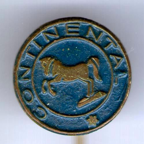 CONTINENTAL banden blauw op koper speldje ( H_115 ), Verzamelen, Speldjes, Pins en Buttons, Nieuw, Speldje of Pin, Transport, Verzenden