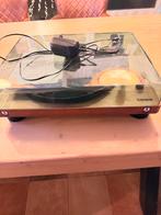 Lenco LS-50 Houten Platenspeler met interne boxen, Audio, Tv en Foto, Platenspelers, Gebruikt, USB-aansluiting, Platenspeler, Ophalen