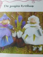 Patroon de twee zusjes krokus, Hobby en Vrije tijd, Ophalen of Verzenden, Boek of Patroon
