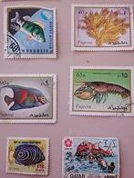 Buitenlandse postzegels, Vissen., Ophalen of Verzenden, Dier of Natuur