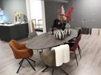EC10 Luxe ovale design tafel – showroommodel, Ophalen, Vijf personen of meer, 200 cm of meer, Ovaal