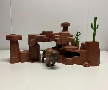 Western nr 38 Bizon Rotsen Indianen Dorp Fort 3870 3023 3806 beschikbaar voor biedingen