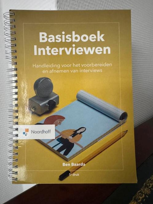 M. van der Hulst - Basisboek Interviewen pabo/ AOLB, Boeken, Studieboeken en Cursussen, Nieuw, Ophalen of Verzenden