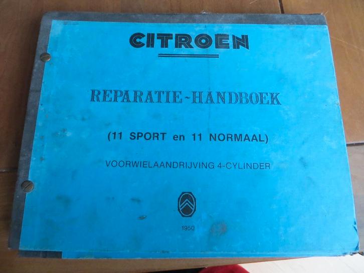 Uniek NL werkplaatsboek Citroen Traction Avant 11 4-cil 1950, Auto diversen, Handleidingen en Instructieboekjes, Ophalen of Verzenden