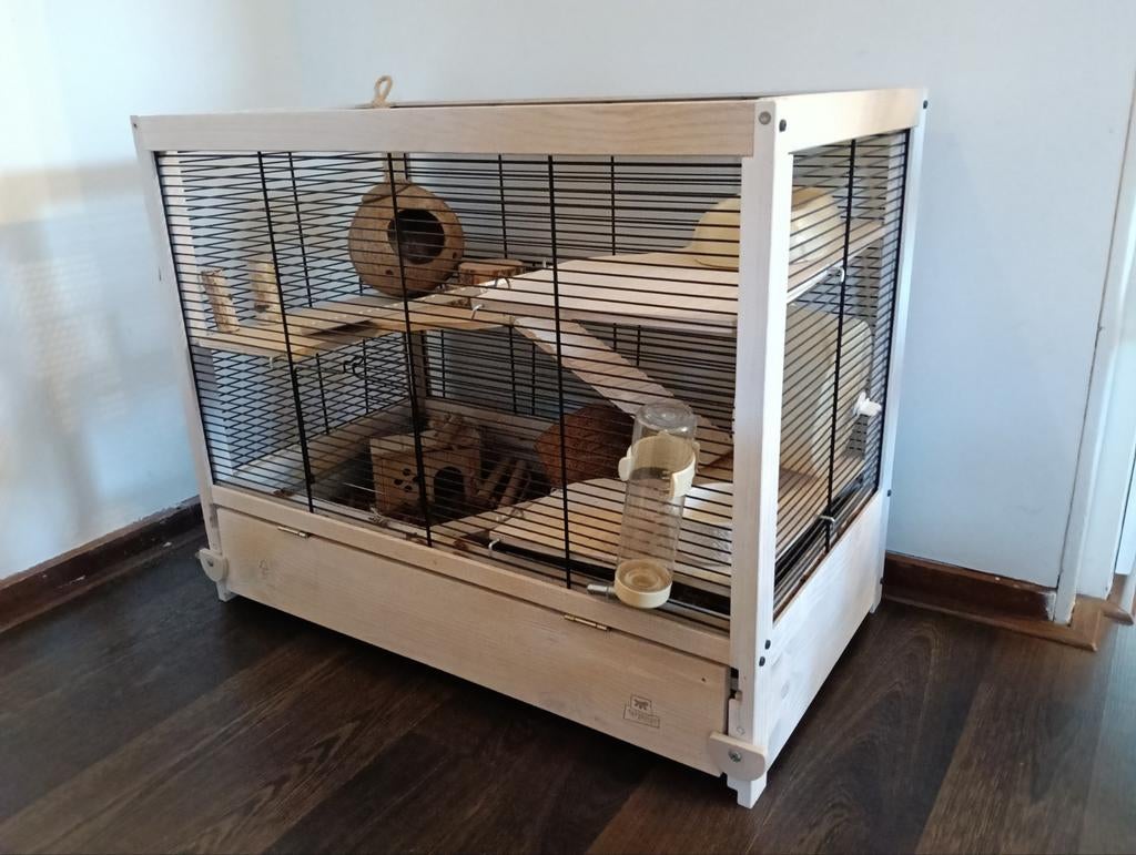 Leuke hamsterkooi, Dieren en Toebehoren, Minder dan 75 cm, Zo goed als nieuw, Ophalen, Minder dan 60 cm