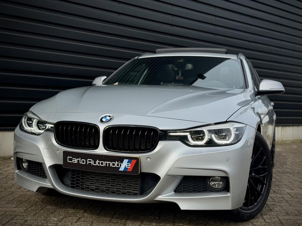 BMW 3 Serie Touring 318i M-SPORT PANO|VIRTUAL|HUD|360|HK|MEM, Auto's, 136 pk, Gebruikt, 1465 kg, 3 cilinders