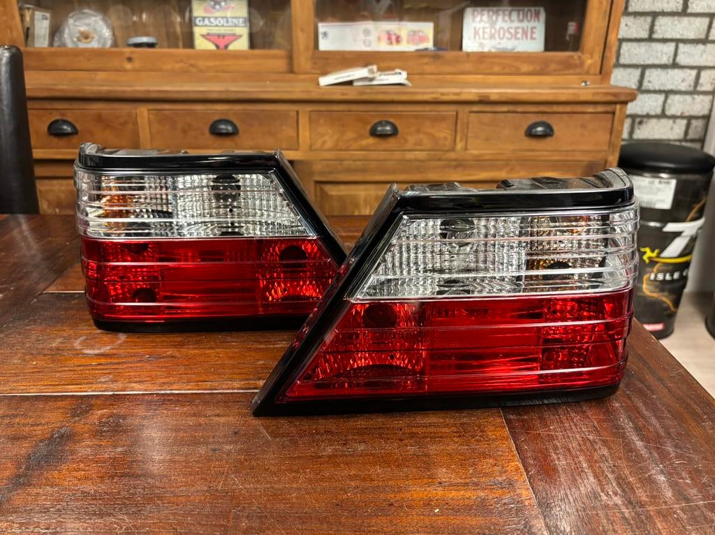 Mercedes-Benz E200-500 W124 setje achterlichten., Ophalen, Gebruikt, Mercedes-Benz