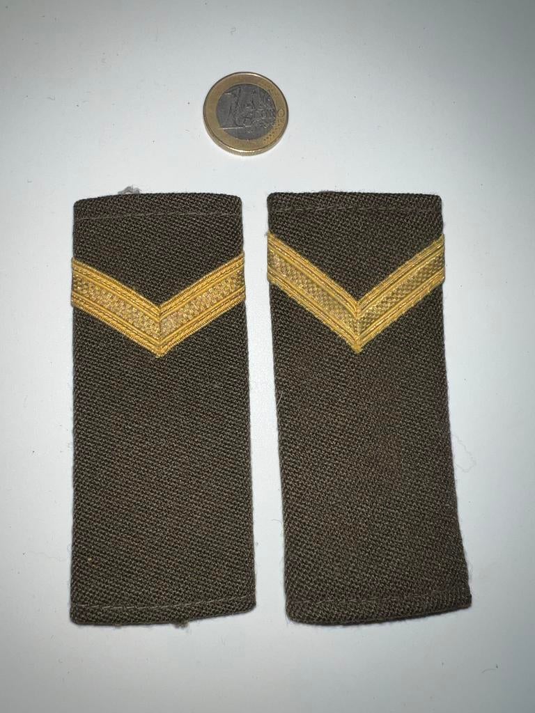 Vintage Landmacht Rangonderscheidingstekens (2 stuks), Verzamelen, Militaria | Algemeen, Ophalen of Verzenden, Landmacht, Nederland