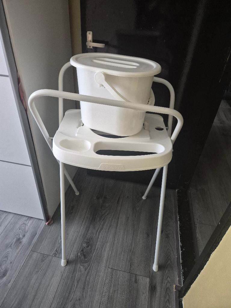 Badstandaard en luieremmer Bebeyou, Kinderen en Baby's, Badjes en Verzorging, Ophalen, Zo goed als nieuw, Overige typen, Bébé-jou