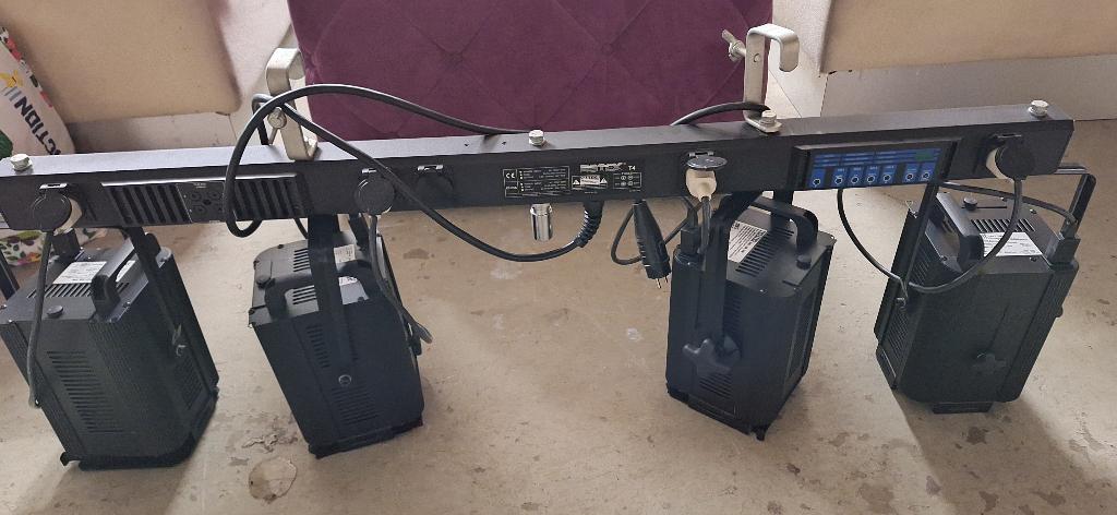 Theater spots, Ophalen, Gebruikt