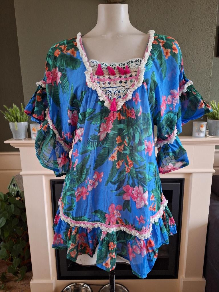 Isla Bonita prachtig top / tuniek S 36, Isla Bonita, Zo goed als nieuw, Maat 36 (S), Verzenden