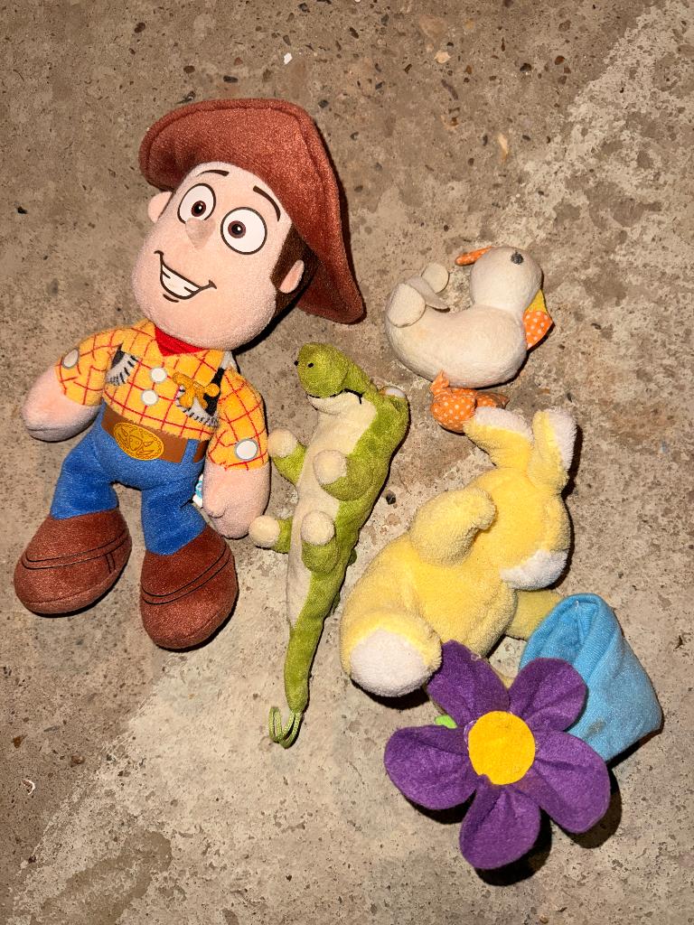 Kinder speelgoedpakket – veel verschillende items, Ophalen of Verzenden, Gebruikt, Overige typen, Met wieltjes