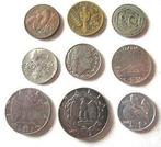 9 verschillende ( KM nummers ) oudere munten van Italië, Postzegels en Munten, Ophalen of Verzenden, Italië, Setje