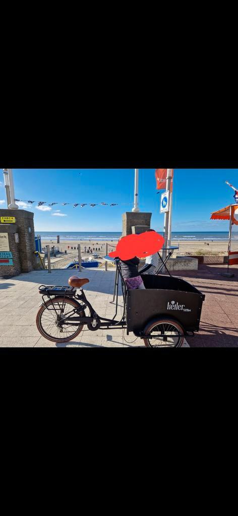Keiler Vittori elektrische bakfiets met nieuwe batterij, Fietsen en Brommers, Fietsen | Bakfietsen, Ophalen of Verzenden