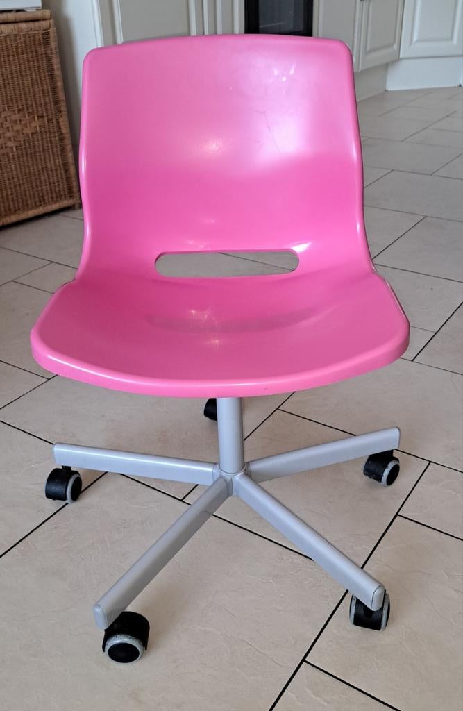 Roze kinder bureaustoel, Huis en Inrichting, Bureaustoelen, Ophalen, Gebruikt, Roze, Bureaustoel