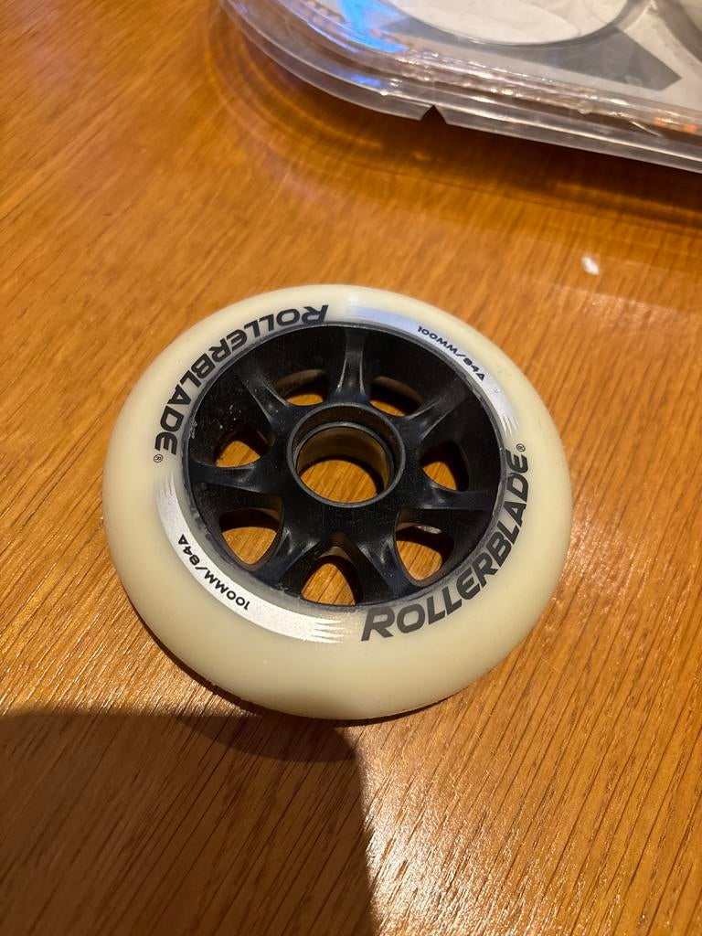 Rollerblade 100mm/84A skatewielen, 8 stuks, Sport en Fitness, Skeelers, Ophalen of Verzenden, Nieuw, Wielen of Lagers, Overige merken