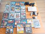 Playstation 2 console met controller en 21 games + meer!, Gebruikt, Met games, Ophalen of Verzenden, Met 1 controller