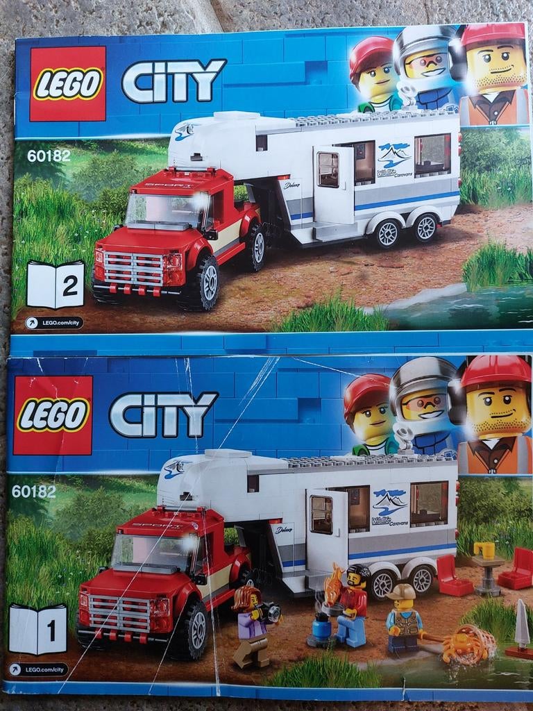 Lego city 60182 auto met caravan, Kinderen en Baby's, Speelgoed | Duplo en Lego, Ophalen